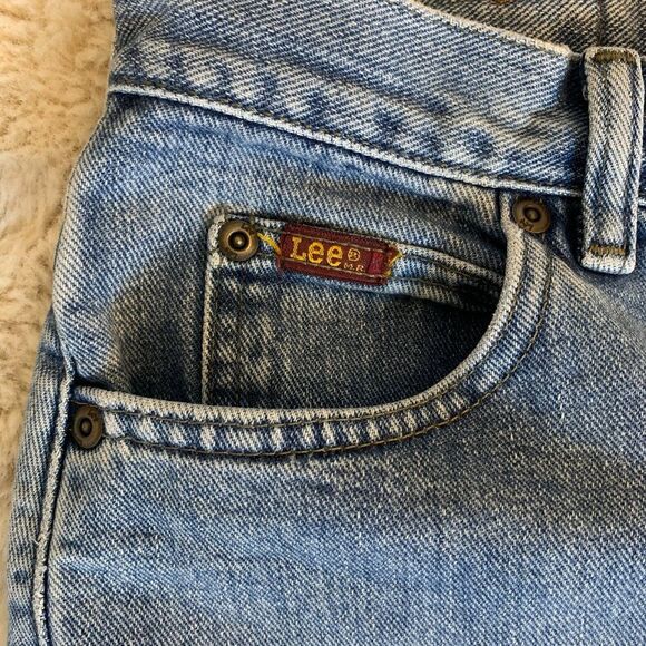 Lee Relaxed Fit Straight Leg Jeans Men’s 31x31 Light Wash Vintage Y2K Denim - Picture 3 of 9